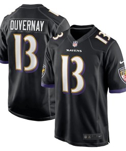 Devin Duvernay 13 Baltimore Ravens Game Player Jersey - Black