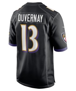Devin Duvernay 13 Baltimore Ravens Game Player Jersey - Black