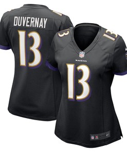 Devin Duvernay Baltimore Ravens Women's Game Player Jersey - Black