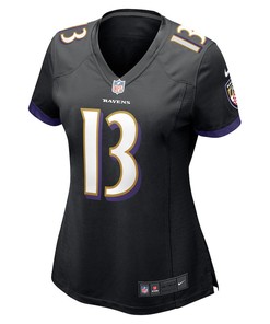 Devin Duvernay Baltimore Ravens Women's Game Player Jersey - Black