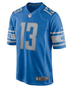 Devin Funchess 13 Detroit Lions Player Game Jersey - Blue