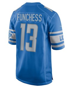 Devin Funchess 13 Detroit Lions Player Game Jersey - Blue