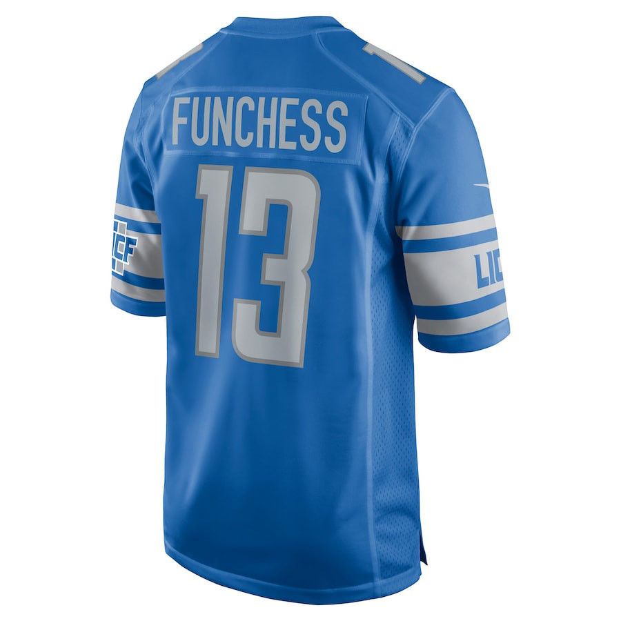 Devin Funchess 13 Detroit Lions Player Game Jersey - Blue