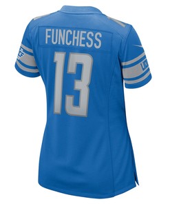 Devin Funchess 13 Detroit Lions Women's Player Game Jersey - Blue