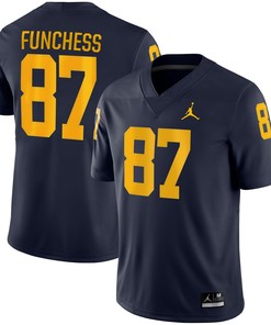 Devin Funchess Michigan Wolverines Jordan Brand Game Jersey - Navy Ncaa