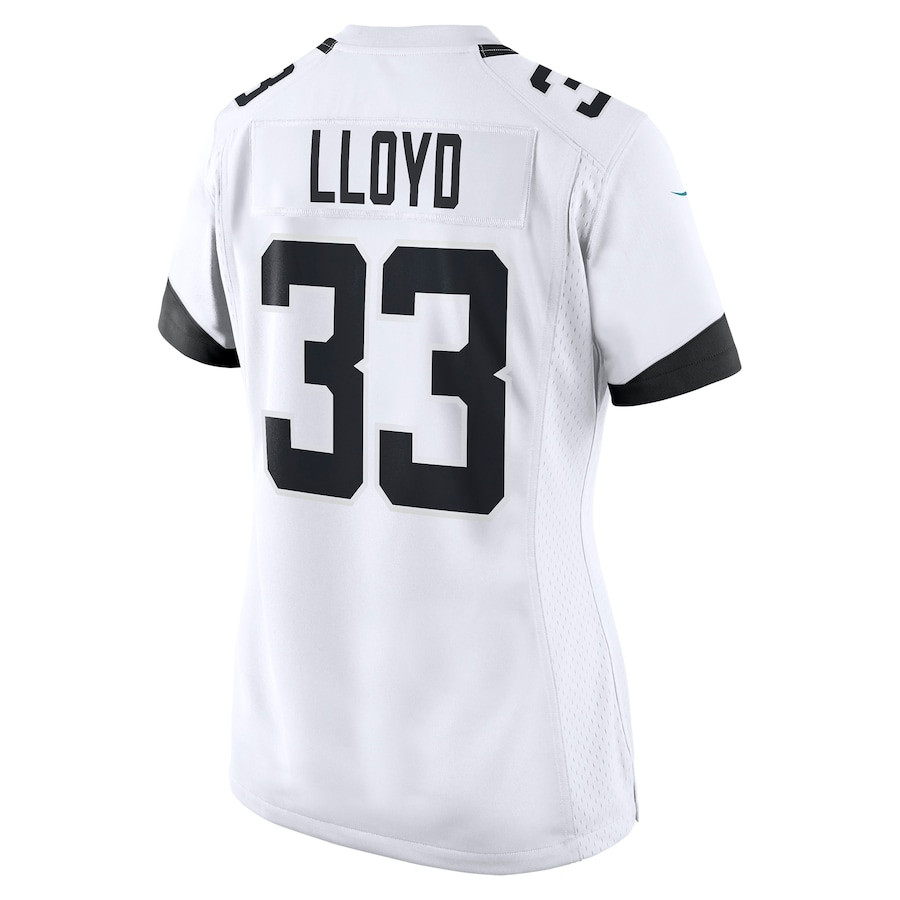 Devin Lloyd 33 Jacksonville Jaguars Women's Away Game Player Jersey - White