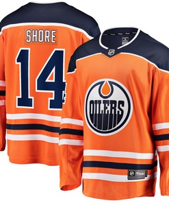 Devin Shore Edmonton Oilers Fanatics Branded Home Breakaway Player Jersey - Orange Nhl