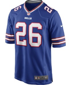 Devin Singletary 26 Buffalo Bills Game Player Jersey - Royal
