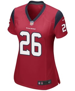Devin Singletary 26 Houston Texans Alternate Game Women Jersey - Red