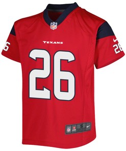 Devin Singletary 26 Houston Texans Alternate Game Youth Jersey - Red