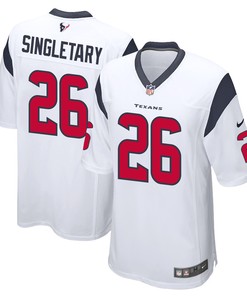 Devin Singletary 26 Houston Texans Game Men Jersey - White