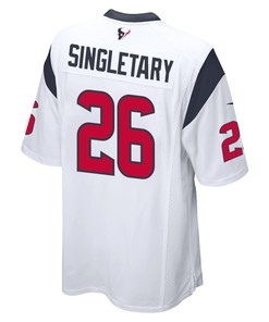 Devin Singletary 26 Houston Texans Game Men Jersey - White