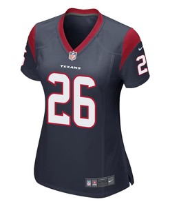 Devin Singletary 26 Houston Texans Game Women Jersey - Navy