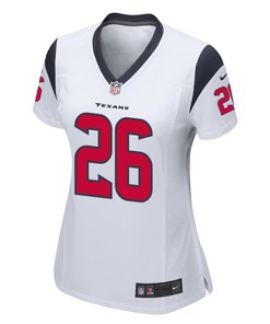 Devin Singletary 26 Houston Texans Game Women Jersey - White