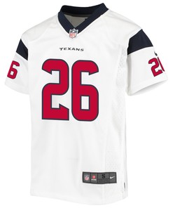 Devin Singletary 26 Houston Texans Game Youth Jersey - White