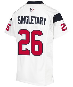 Devin Singletary 26 Houston Texans Game Youth Jersey - White