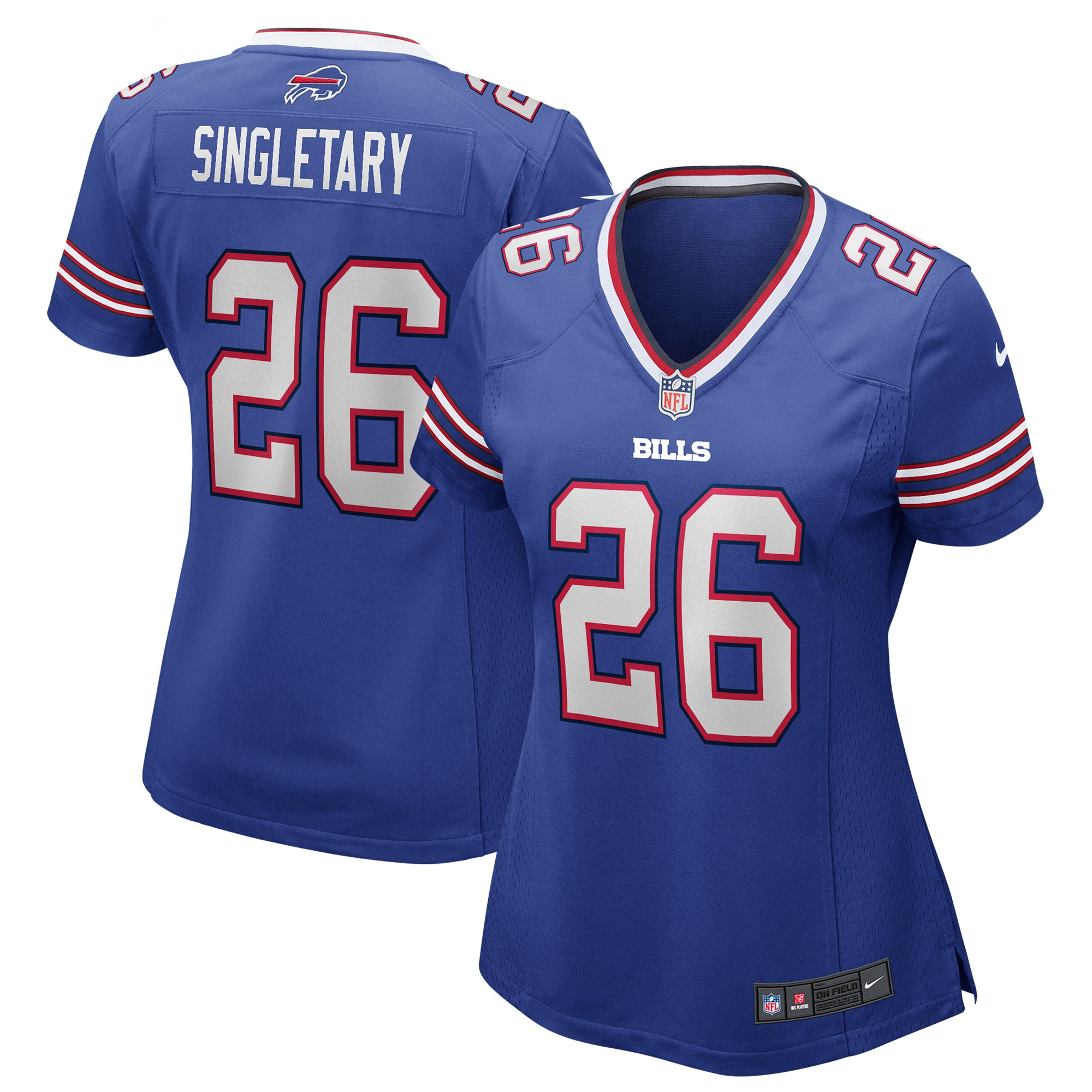 Devin Singletary Buffalo Bills Womens Game Jersey - Royal Nfl