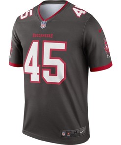 Devin White 45 Tampa Bay Buccaneers Alternate Legend Jersey - Pewter