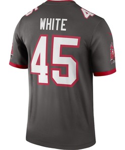 Devin White 45 Tampa Bay Buccaneers Alternate Legend Jersey - Pewter