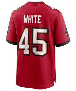 Devin White 45 Tampa Bay Buccaneers Game Player Jersey - Red