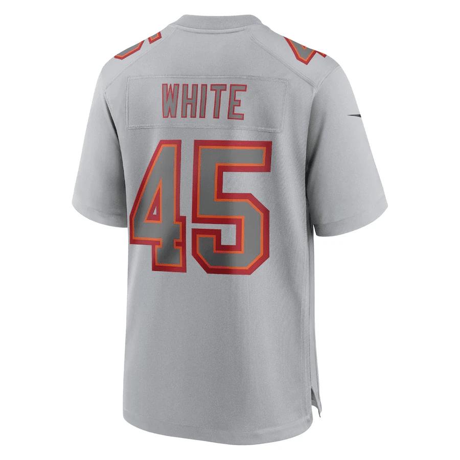 Devin White 45 Tampa Bay Buccaneers Men Atmosphere Fashion Game Jersey - Gray