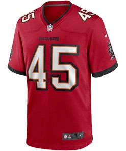 Devin White 45 Tampa Bay Buccaneers Player Game Jersey - Red