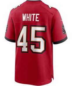Devin White 45 Tampa Bay Buccaneers Player Game Jersey - Red