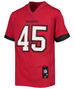 Devin White 45 Tampa Bay Buccaneers Youth Player Jersey - Red