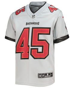 Devin White Tampa Bay Buccaneers Youth Inverted Team Game Jersey - Gray