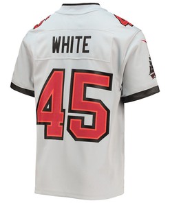 Devin White Tampa Bay Buccaneers Youth Inverted Team Game Jersey - Gray