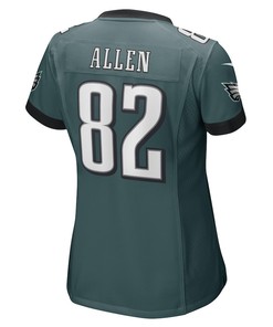 Devon Allen Philadelphia Eagles Women's Game Player Jersey - Midnight Green
