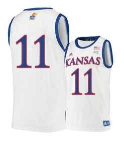 Devon Dotson 11 Kansas Jayhawks Basketball Men Jersey - Beige