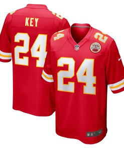 Devon Key Kansas City Chiefs Game Jersey - Red Nfl