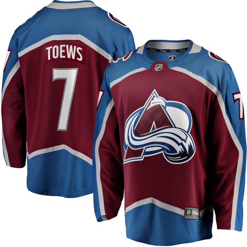 Devon Toews Colorado Avalanche Fanatics Branded Home Breakaway Player Jersey - Burgundy Nhl