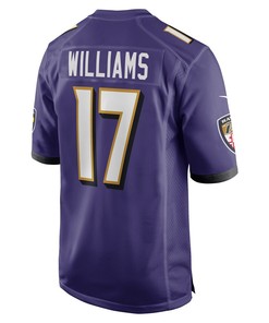 Devon Williams Baltimore Ravens Player Game Jersey - Purple