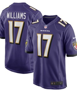 Devon Williams Baltimore Ravens Player Game Jersey - Purple Nfl