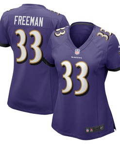 Devonta Freeman Baltimore Ravens Womens Game Jersey - Purple Nfl