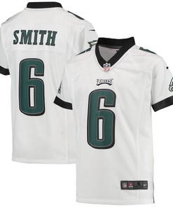 Devonta Smith Philadelphia Eagles Game Jersey - White Nfl