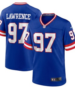 Dexter Lawrence New York Giants Classic Player Game Jersey - Royal