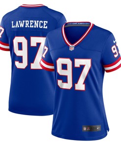 Dexter Lawrence New York Giants Womens Classic Player Game Jersey - Royal Nfl