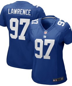 Dexter Lawrence New York Giants Womens Game Player Jersey - Royal Nfl