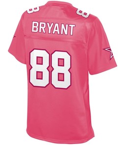 Dez Bryant Dallas Cowboys Nfl Pro Line Womens Fashion Jersey - Pink -