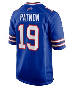 Dezmon Patmon 19 Buffalo Bills Men Game Jersey - Royal