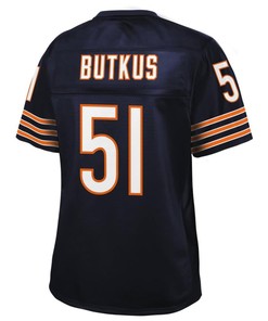 Dick Butkus Chicago Bears Nfl Pro Line Womens Retired Player Jersey - Navy