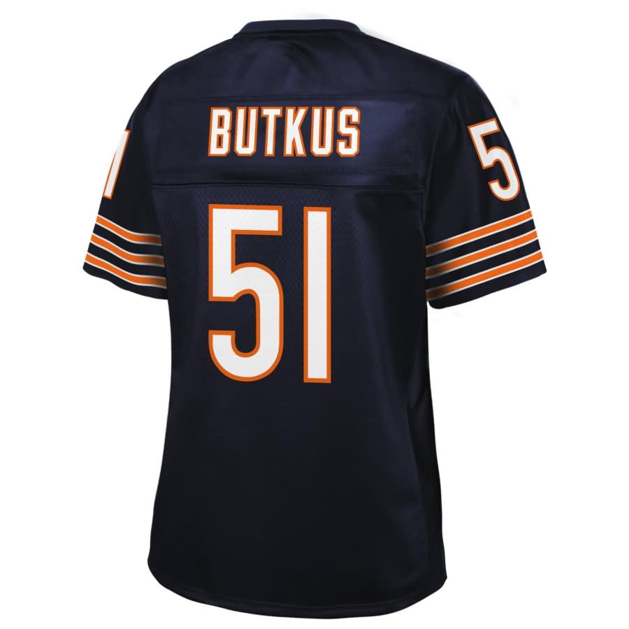 Dick Butkus Chicago Bears Nfl Pro Line Womens Retired Player Jersey - Navy