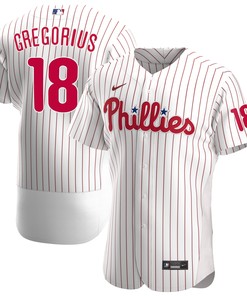 Didi Gregorius Philadelphia Phillies Home Authentic Player Jersey - White Mlb