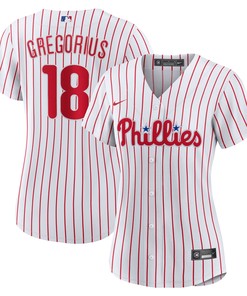Didi Gregorius Philadelphia Phillies Womens Home Replica Player Jersey - White Mlb