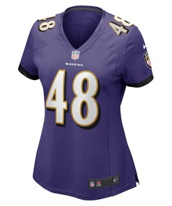 Diego Fagot Baltimore Ravens Women's Player Game Jersey - Purple