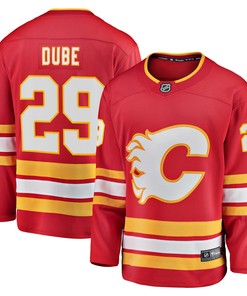 Dillon Dube Calgary Flames Fanatics Branded Home Breakaway Player Jersey - Red Nhl