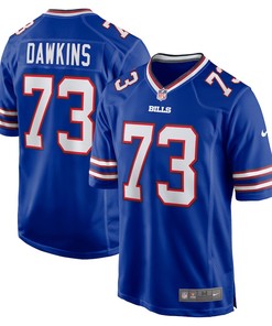 Dion Dawkins 73 Buffalo Bills Game Player Jersey - Royal